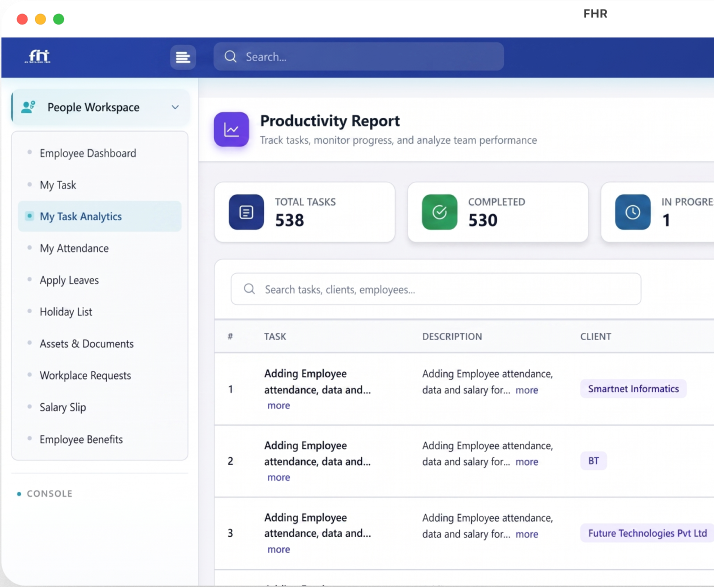 HRMS Dashboard